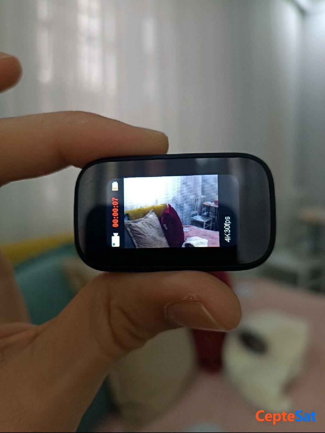 Aksiyon Kamerası (Bood Zeus 4k dahili mikrofonlu mini aksiyon kamara - İstanbul sancaktepe