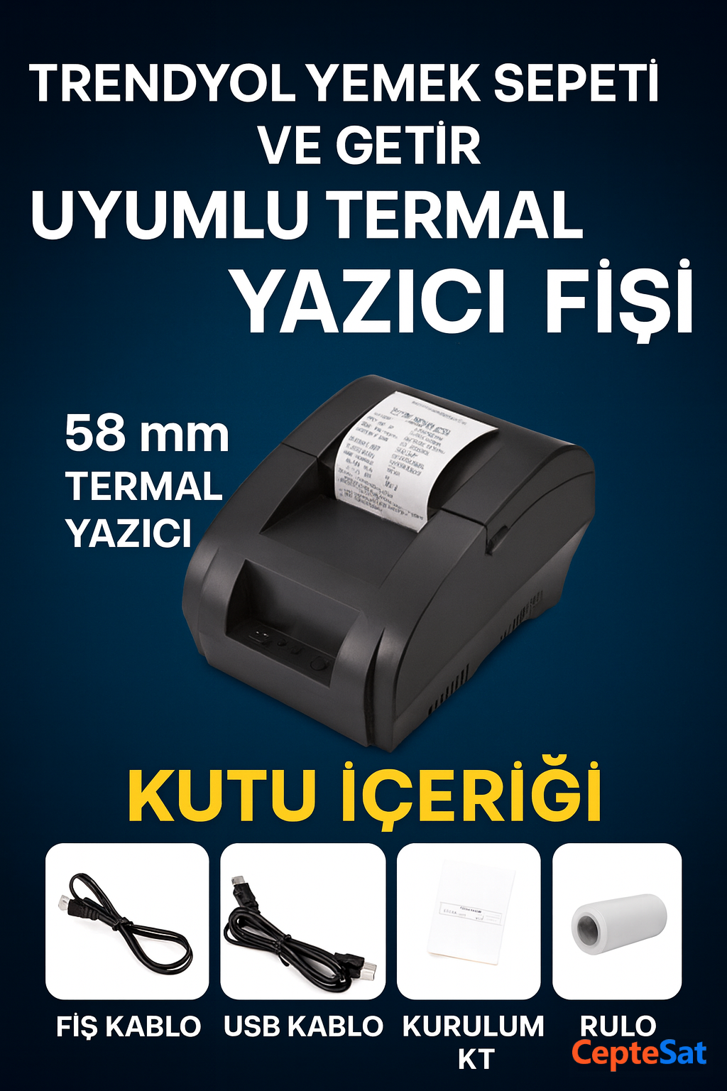 Termal Yazıcı Pos58 - İstanbul sancaktepe